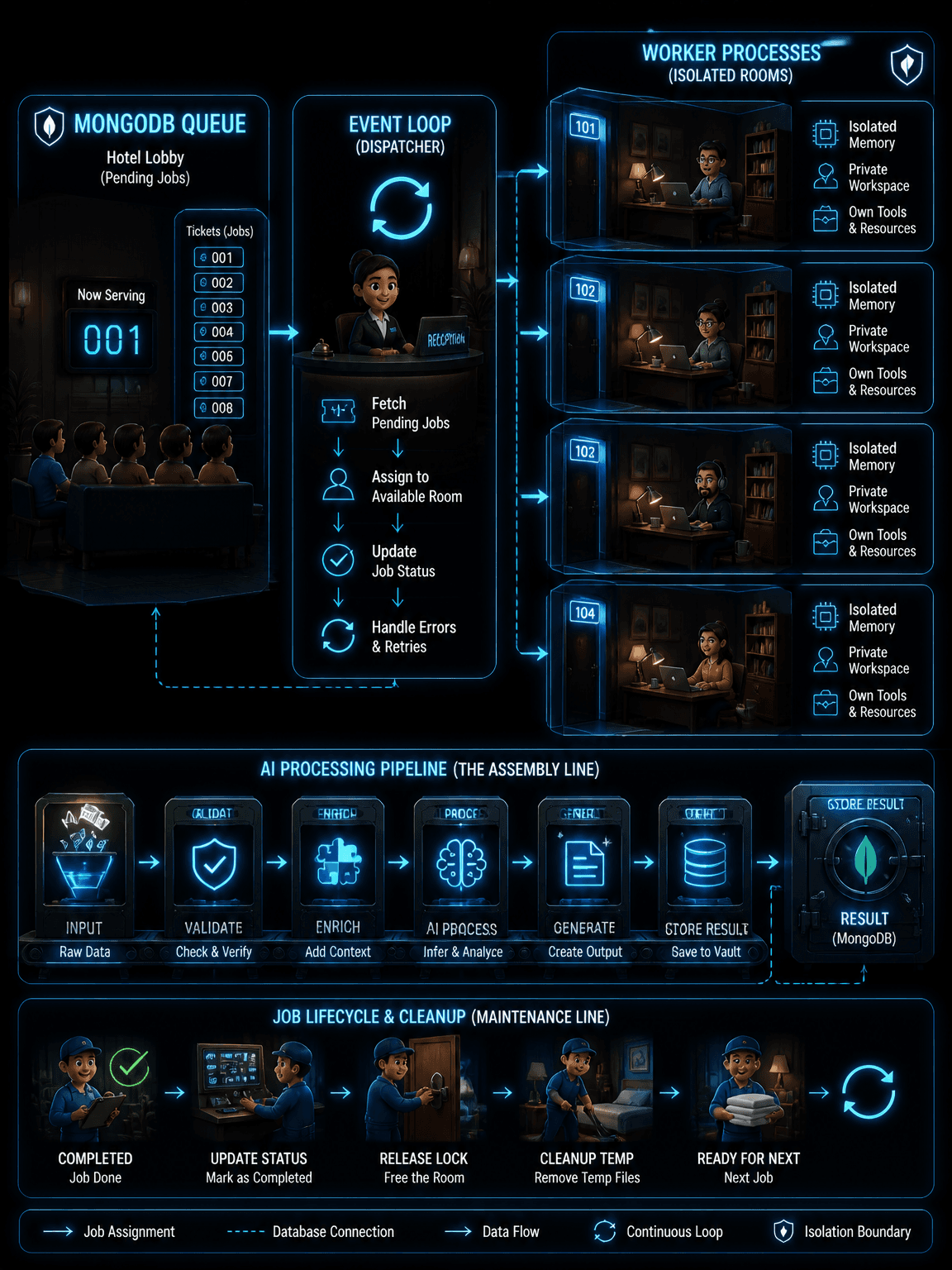 "Inside the Worker: Building a Resilient AI Execution Platform"